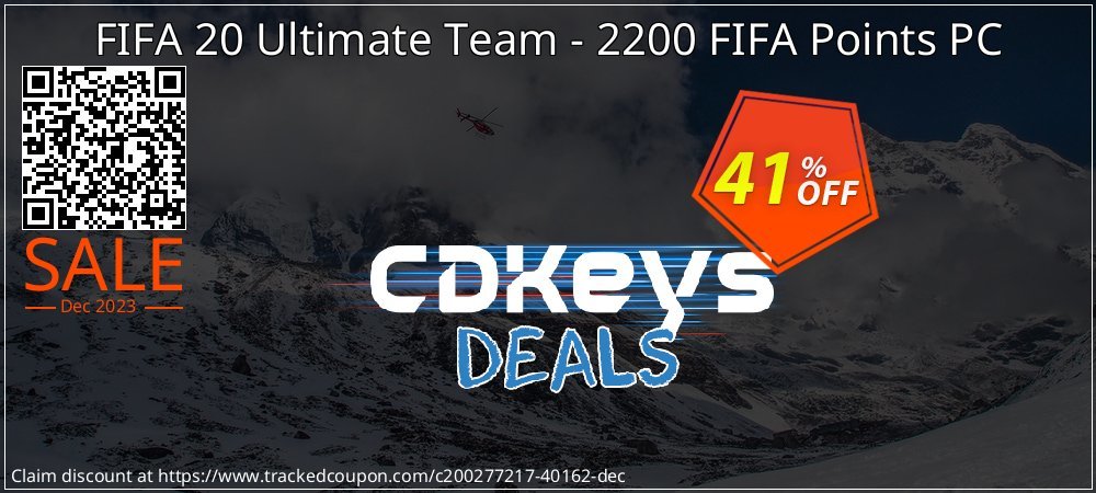 FIFA 20 Ultimate Team - 2200 FIFA Points PC coupon on Working Day promotions