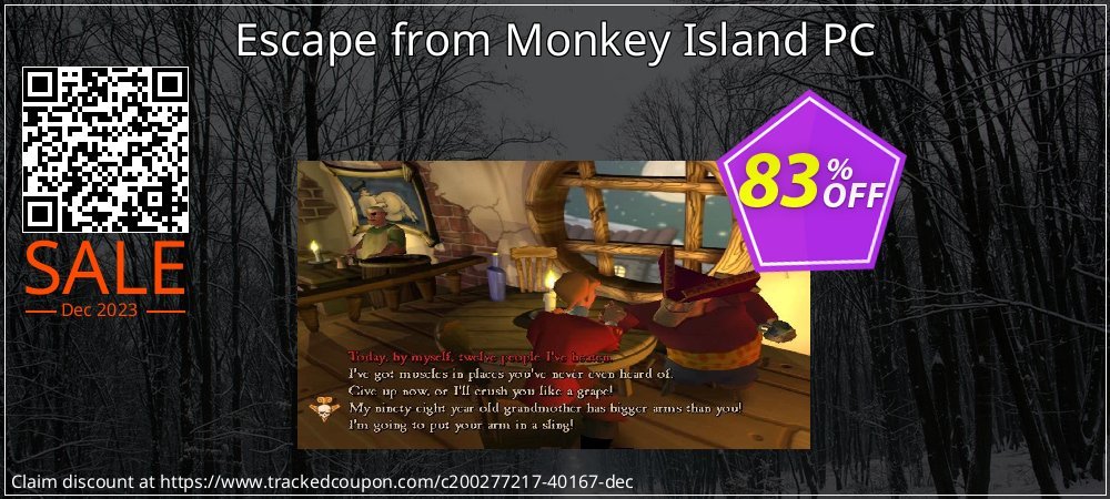 Escape from Monkey Island PC coupon on Working Day offering discount