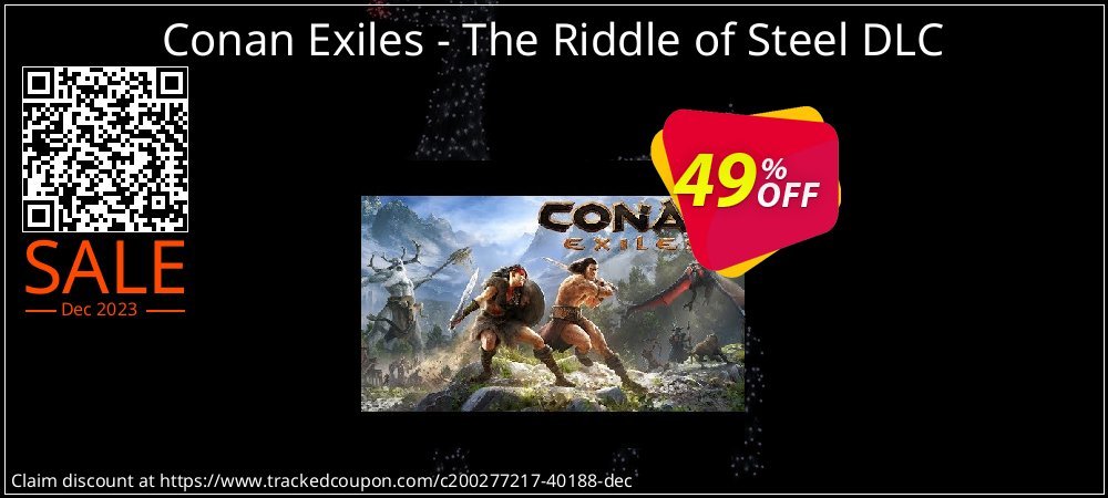 Conan Exiles - The Riddle of Steel DLC coupon on Constitution Memorial Day discounts