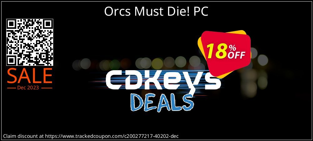 Orcs Must Die! PC coupon on April Fools' Day offer