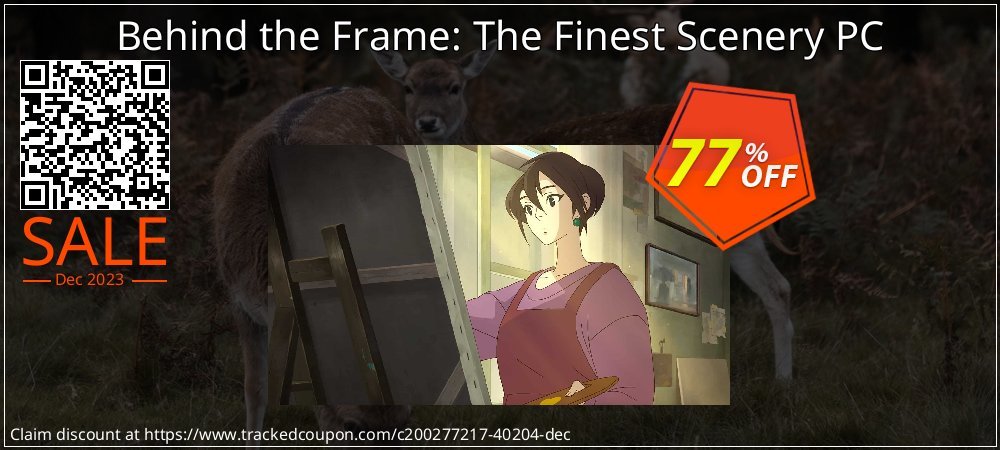 Behind the Frame: The Finest Scenery PC coupon on National Smile Day offering sales
