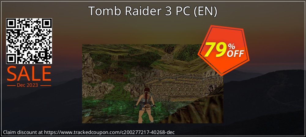 Tomb Raider 3 PC - EN  coupon on National Pizza Party Day super sale