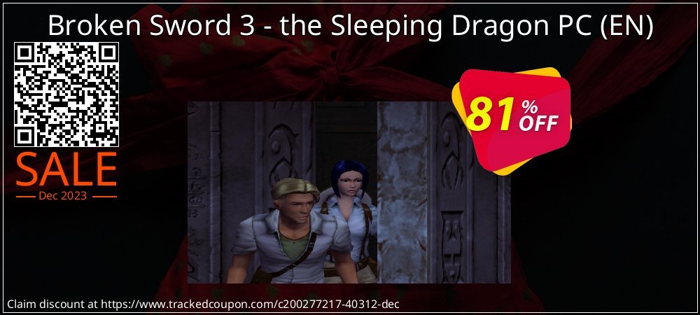 Broken Sword 3 - the Sleeping Dragon PC - EN  coupon on National Memo Day offering sales
