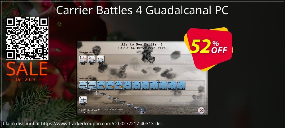 Carrier Battles 4 Guadalcanal PC coupon on Easter Day offering sales