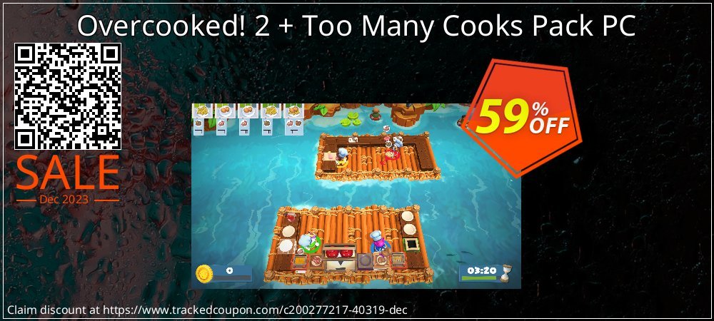Overcooked! 2 + Too Many Cooks Pack PC coupon on National Smile Day discount