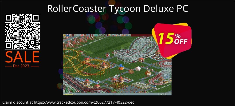 RollerCoaster Tycoon Deluxe PC coupon on National Memo Day super sale