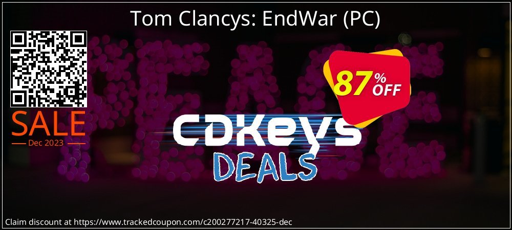 Tom Clancys: EndWar - PC  coupon on National Walking Day promotions