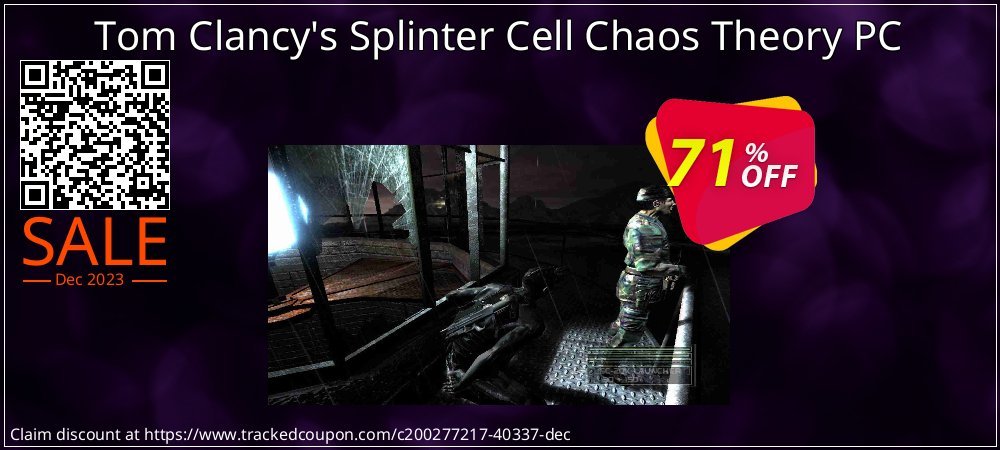 Tom Clancy's Splinter Cell Chaos Theory PC coupon on National Memo Day discount
