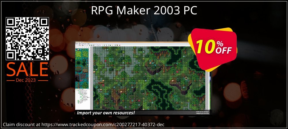 RPG Maker 2003 PC coupon on National Memo Day offer