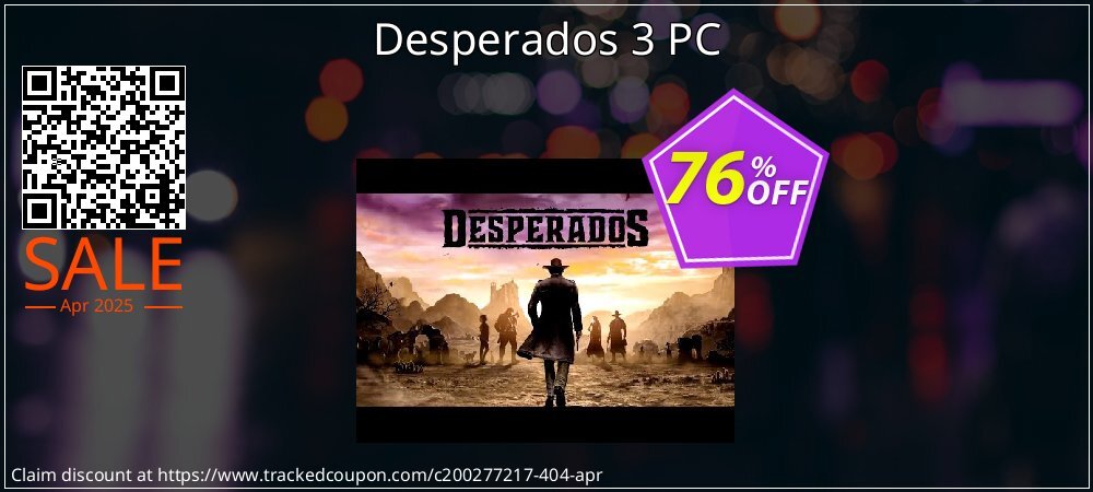 Desperados 3 PC coupon on World Password Day discount