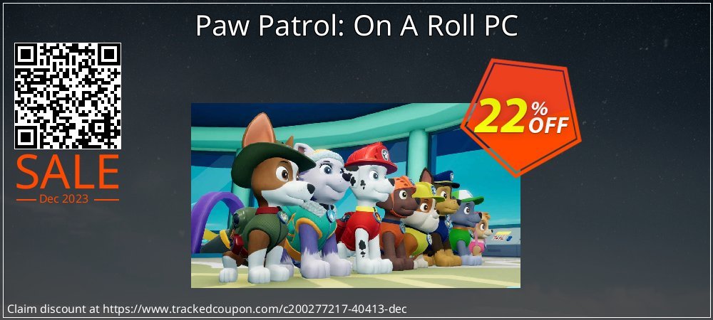 Paw Patrol: On A Roll PC coupon on National Pizza Party Day discounts