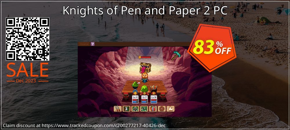 Knights of Pen and Paper 2 PC coupon on World Whisky Day offer