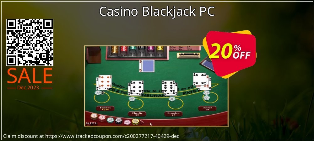 Casino Blackjack PC coupon on National Smile Day offering sales