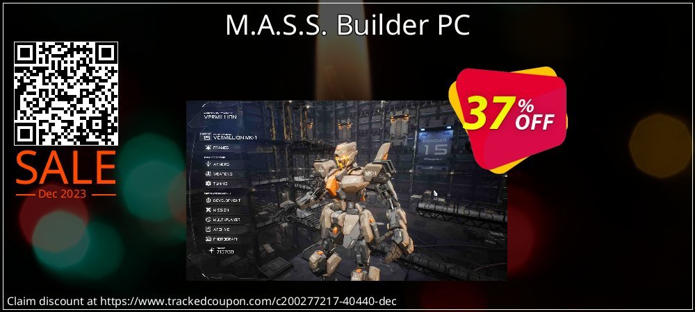 M.A.S.S. Builder PC coupon on Mother Day discounts