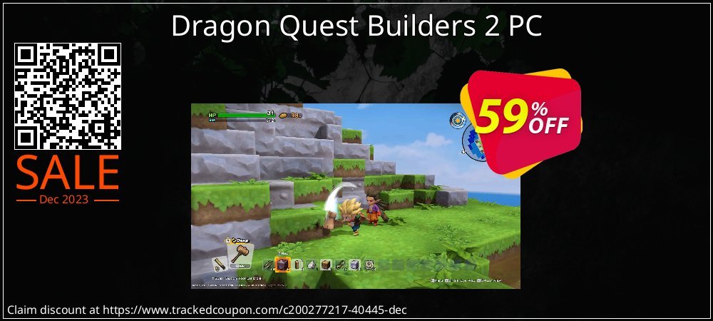 Dragon Quest Builders 2 PC coupon on National Walking Day offer