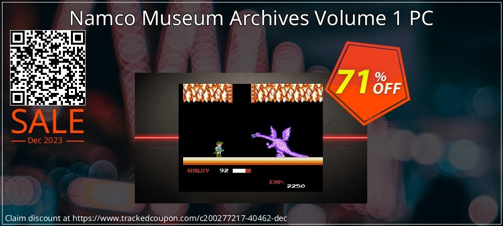 Namco Museum Archives Volume 1 PC coupon on Working Day offer