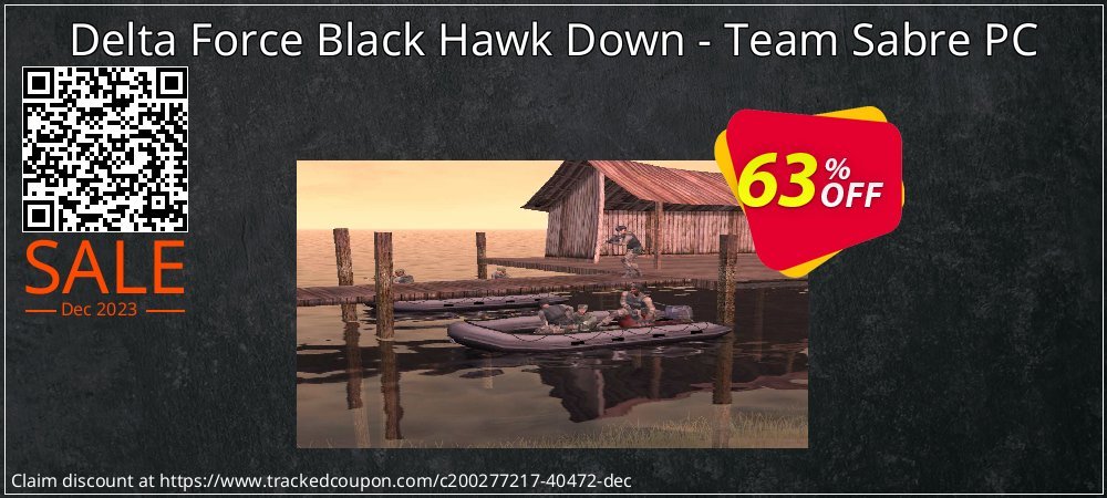 Delta Force Black Hawk Down - Team Sabre PC coupon on April Fools' Day offer