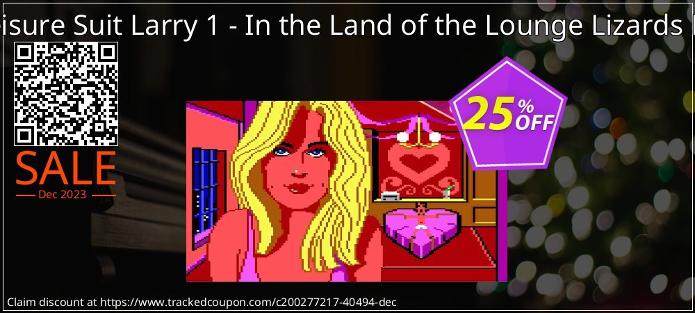 Leisure Suit Larry 1 - In the Land of the Lounge Lizards PC coupon on Tell a Lie Day super sale