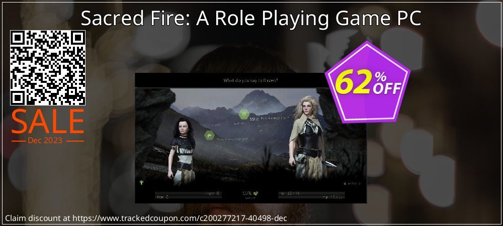 Sacred Fire: A Role Playing Game PC coupon on Constitution Memorial Day offer