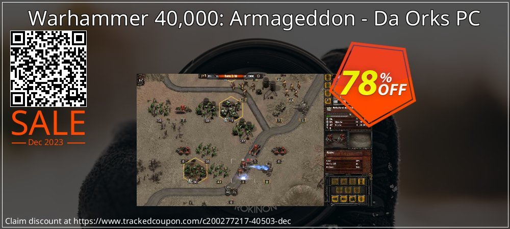 Warhammer 40,000: Armageddon - Da Orks PC coupon on Easter Day super sale