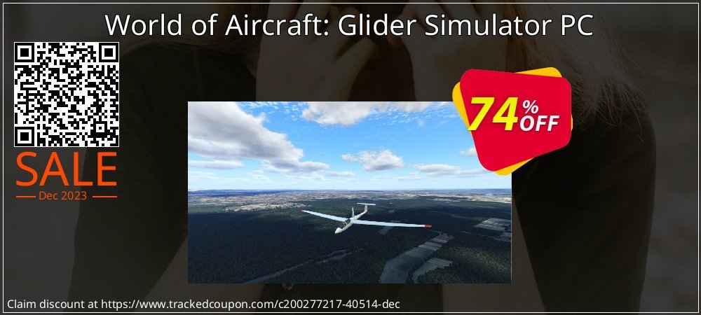 World of Aircraft: Glider Simulator PC coupon on National Smile Day sales