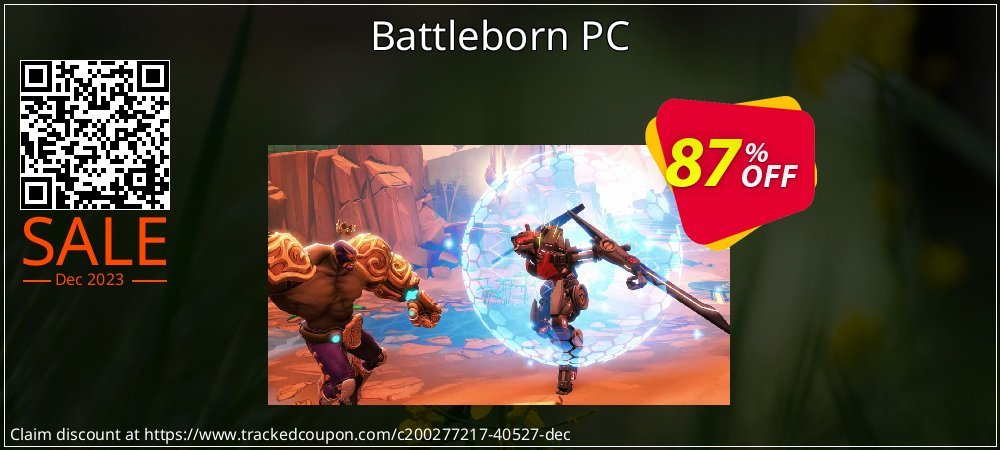 Battleborn PC coupon on Working Day offering discount
