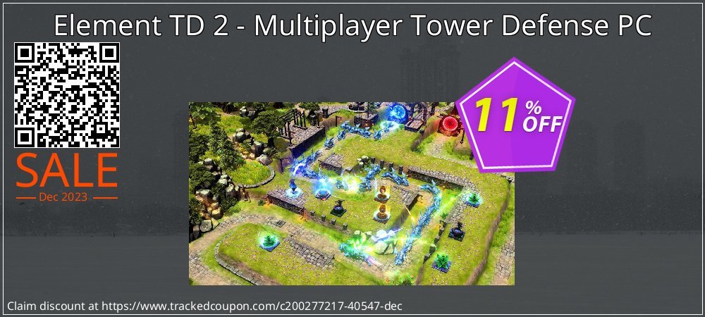 Get 10% OFF Element TD 2 - Multiplayer Tower Defense PC offering sales
