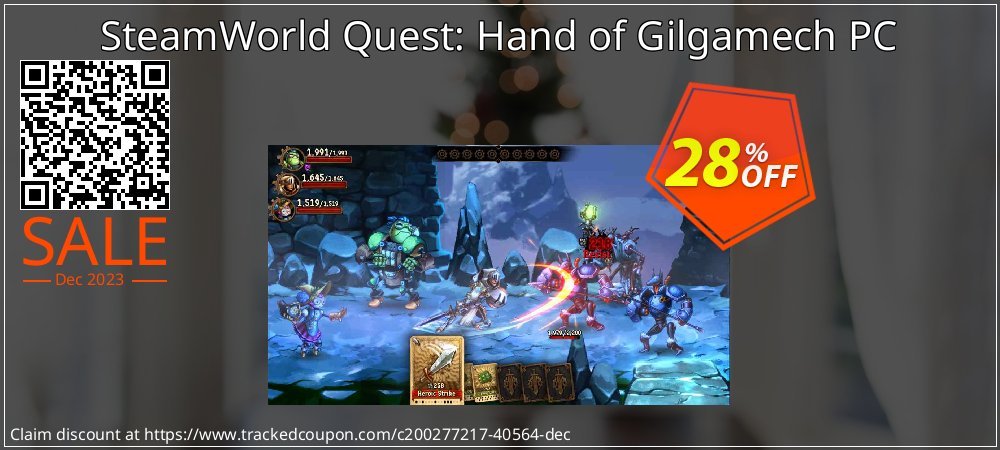 SteamWorld Quest: Hand of Gilgamech PC coupon on World Password Day offering sales