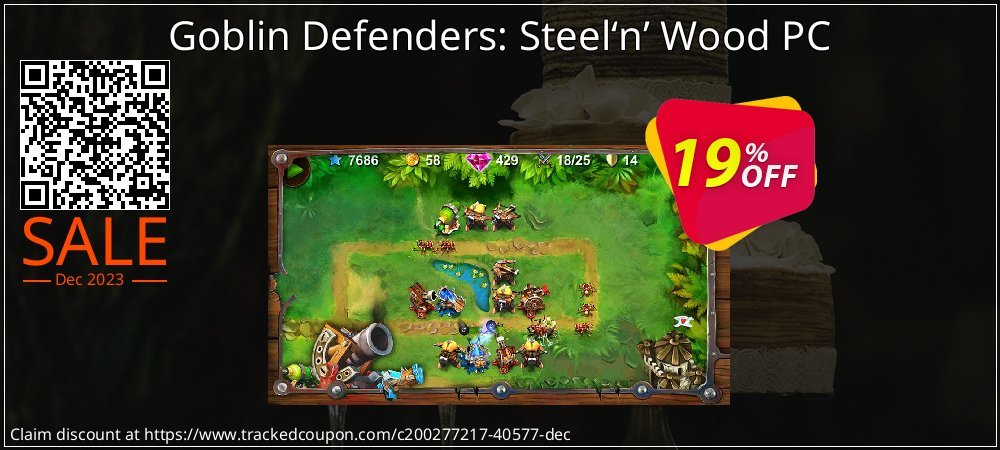 Goblin Defenders: Steel‘n’ Wood PC coupon on National Memo Day sales