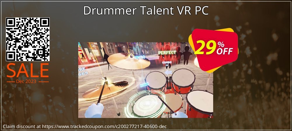Drummer Talent VR PC coupon on Mother's Day offering sales