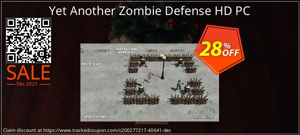 Yet Another Zombie Defense HD PC coupon on World Party Day sales