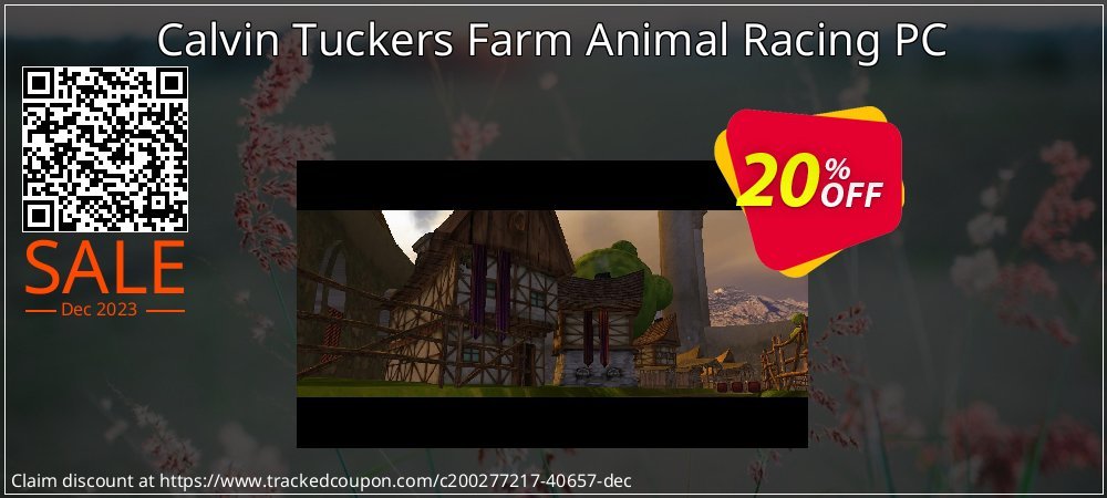 Calvin Tuckers Farm Animal Racing PC coupon on National Memo Day promotions