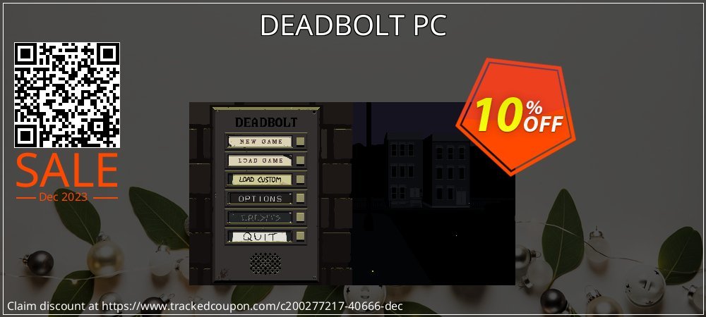 DEADBOLT PC coupon on National Loyalty Day promotions