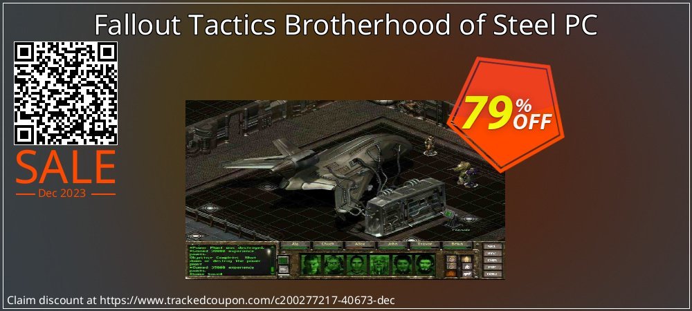 Fallout Tactics Brotherhood of Steel PC coupon on Easter Day offering sales