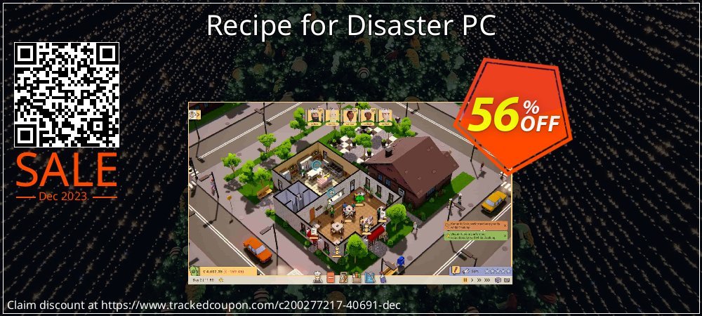 Recipe for Disaster PC coupon on World Party Day offering sales