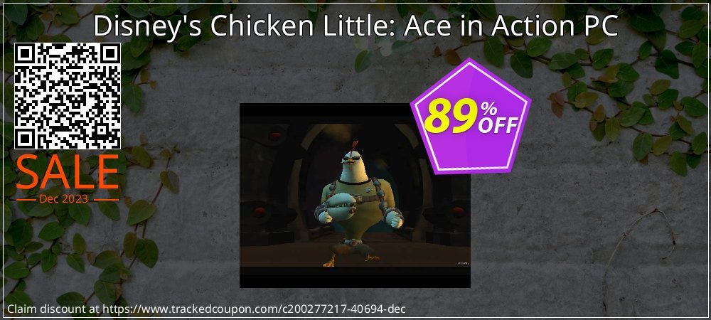 Get 88% OFF Disney&#039;s Chicken Little: Ace in Action PC promo