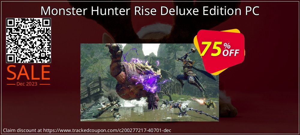 Monster Hunter Rise Deluxe Edition PC coupon on World Party Day super sale