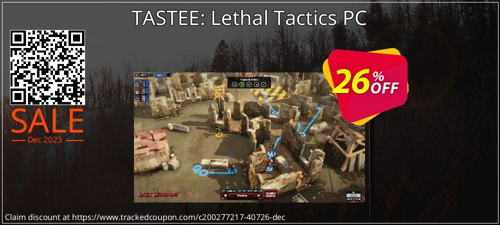 TASTEE: Lethal Tactics PC coupon on World Whisky Day offering sales