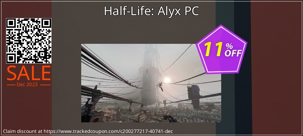 Half-Life: Alyx PC coupon on World Party Day deals