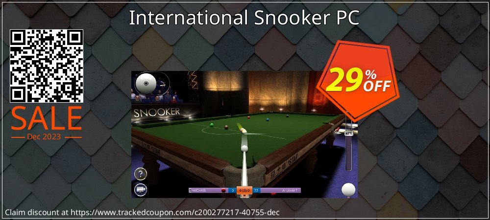 International Snooker PC coupon on National Walking Day super sale