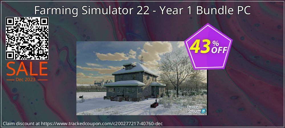 Farming Simulator 22 - Year 1 Bundle PC coupon on National No Smoking Day deals