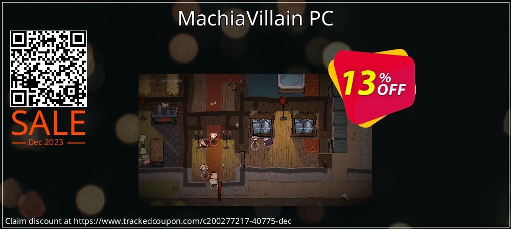 MachiaVillain PC coupon on Mother's Day sales