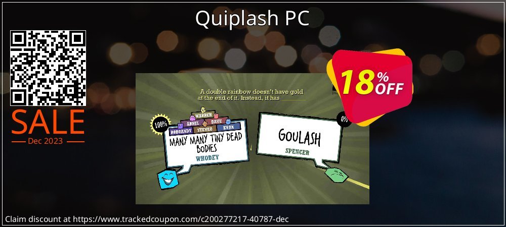 Quiplash PC coupon on National Memo Day discount
