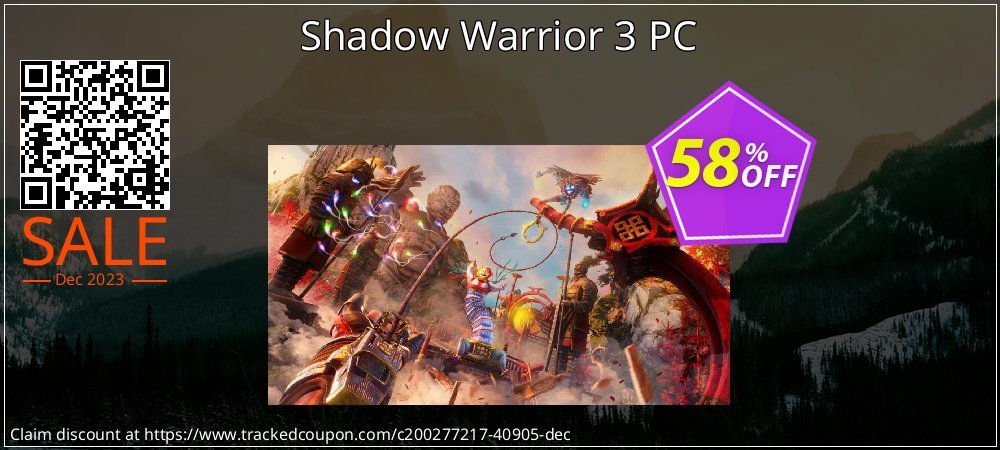 Shadow Warrior 3 PC coupon on Mother Day offering discount