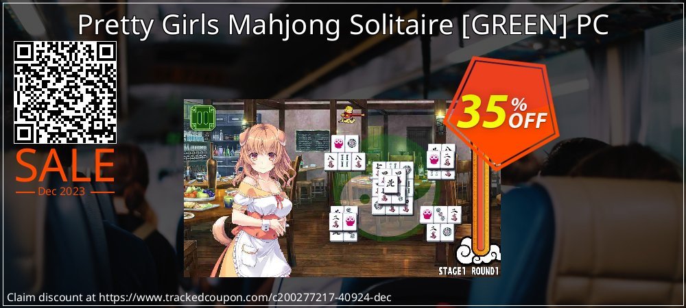 Pretty Girls Mahjong Solitaire  - GREEN PC coupon on World Password Day offering sales