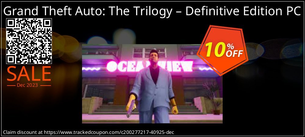 Grand Theft Auto: The Trilogy – Definitive Edition PC coupon on Mother Day super sale