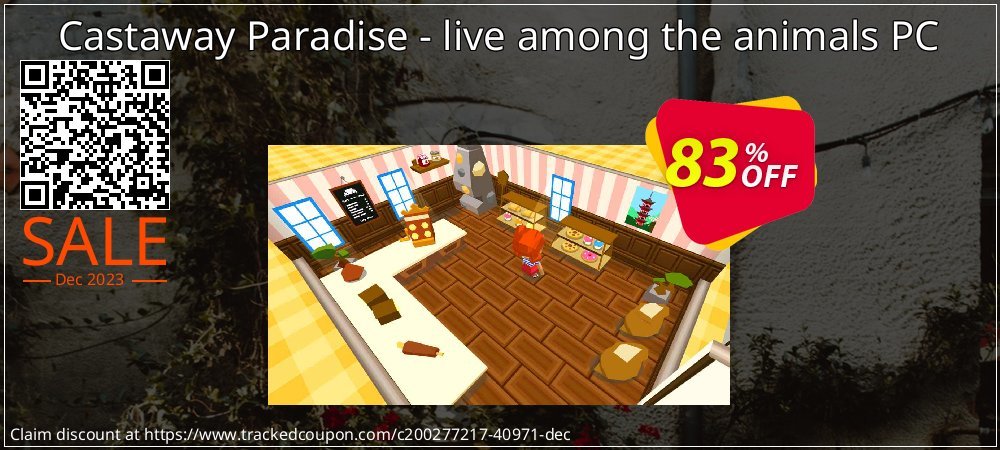 Get 78% OFF Castaway Paradise - live among the animals PC offering sales