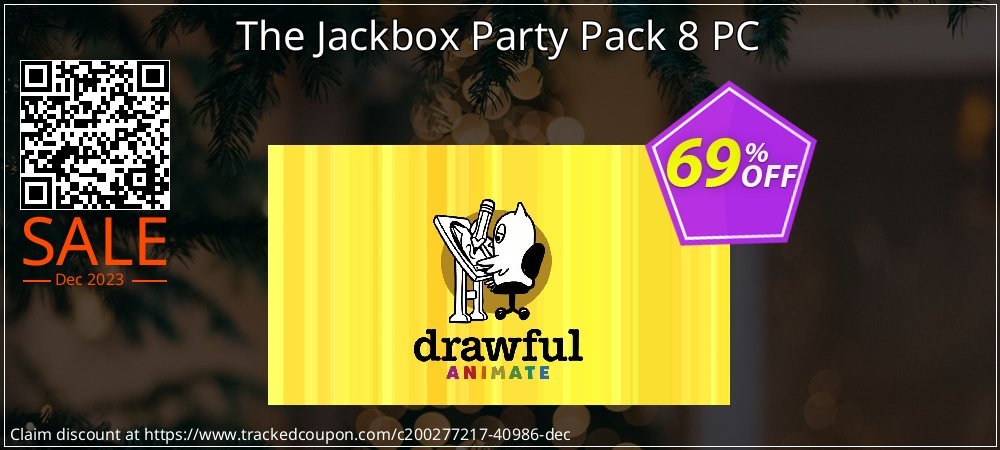 The Jackbox Party Pack 8 PC coupon on World Whisky Day offering discount