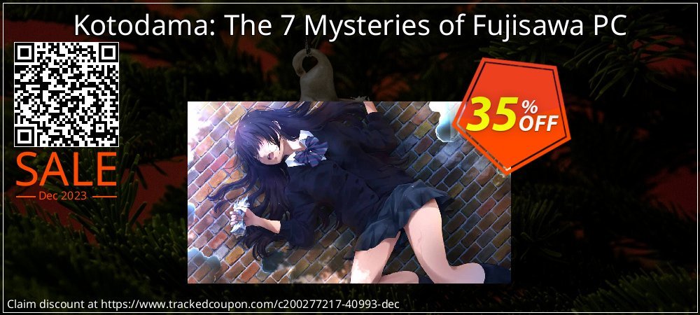 Kotodama: The 7 Mysteries of Fujisawa PC coupon on Constitution Memorial Day offer