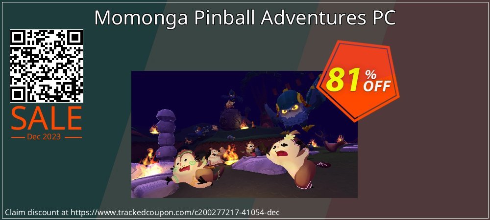 Momonga Pinball Adventures PC coupon on National Smile Day sales